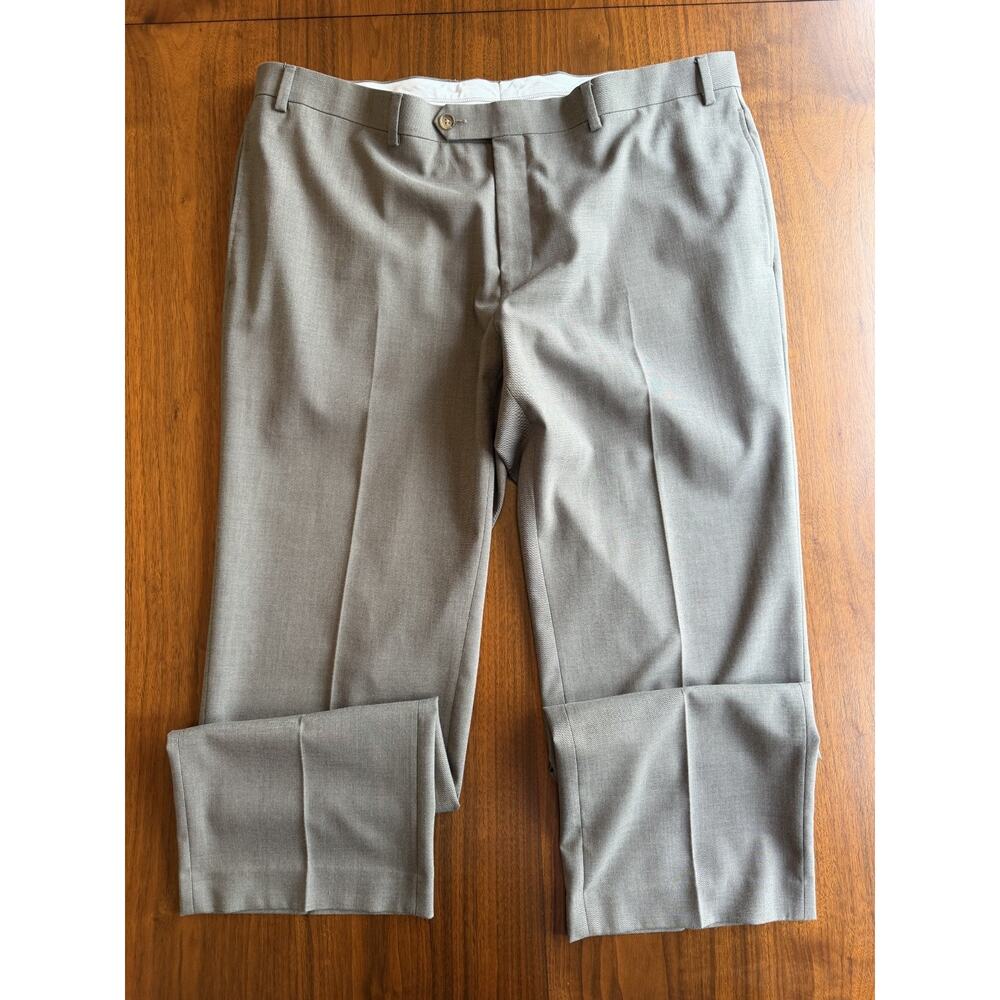Ralph by Ralph Lauren Men's Light Brown Flat Front Dress Pants - Size 38x29